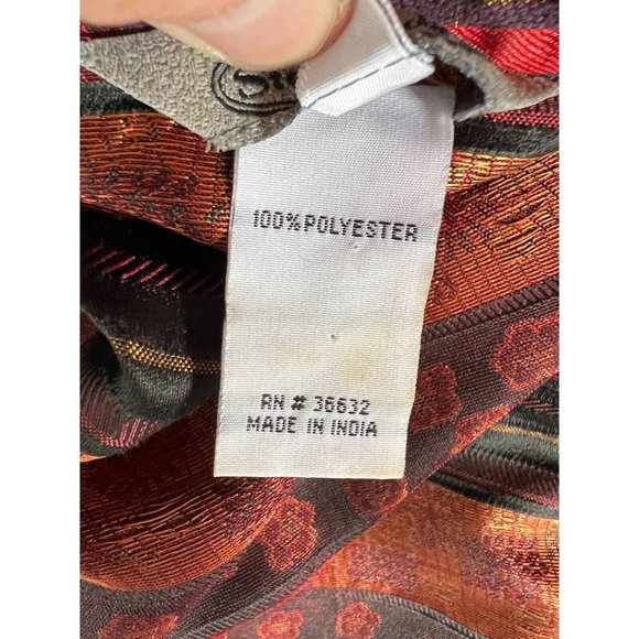 Stonebridge Womens Jacket Coat Multicolor Floral Stripe Pocket 3/4 Sleeve S - Picture 12 of 12